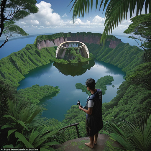 Sekret Menarik Kawah Inai dan Seniman Lukisan Alam di Kabupaten Kotabaru, Kalimantan Selatan