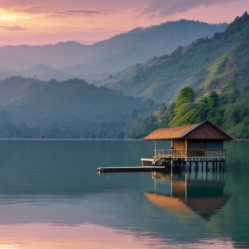Misteri Senja di Sekawan Danau Toba: Pandangan Alam Rare dan Kesan Romantis