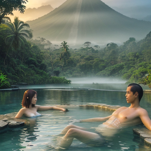 Mesmerisasi Alam: Pemandian Hujan Menggenitkan di Gunung Rinjani