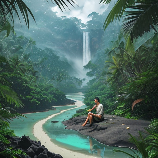 Menempel di Pulau Raja Kelor: Pemandian Alam Sekitar Gunung Api yang Berharga