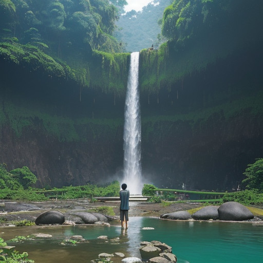 Menggeluti Kesan Alam: Pemandian Air Terjun Tumpak Sewu di Gunung Rinjani